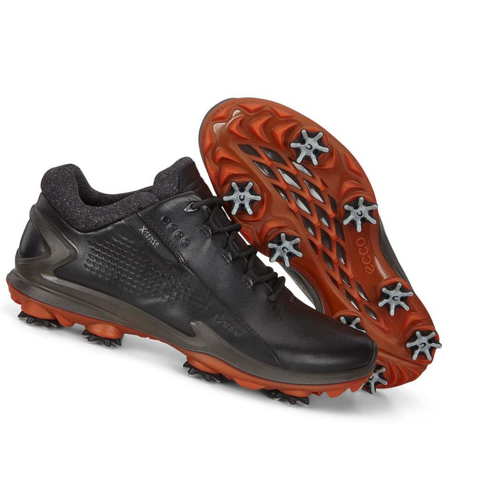 Men's Ecco Biom G3 Cleated Golf Shoes Black | Canada 541KOR